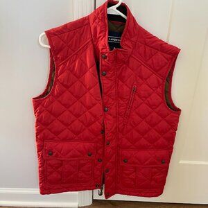 Men's Land's End Red Vest